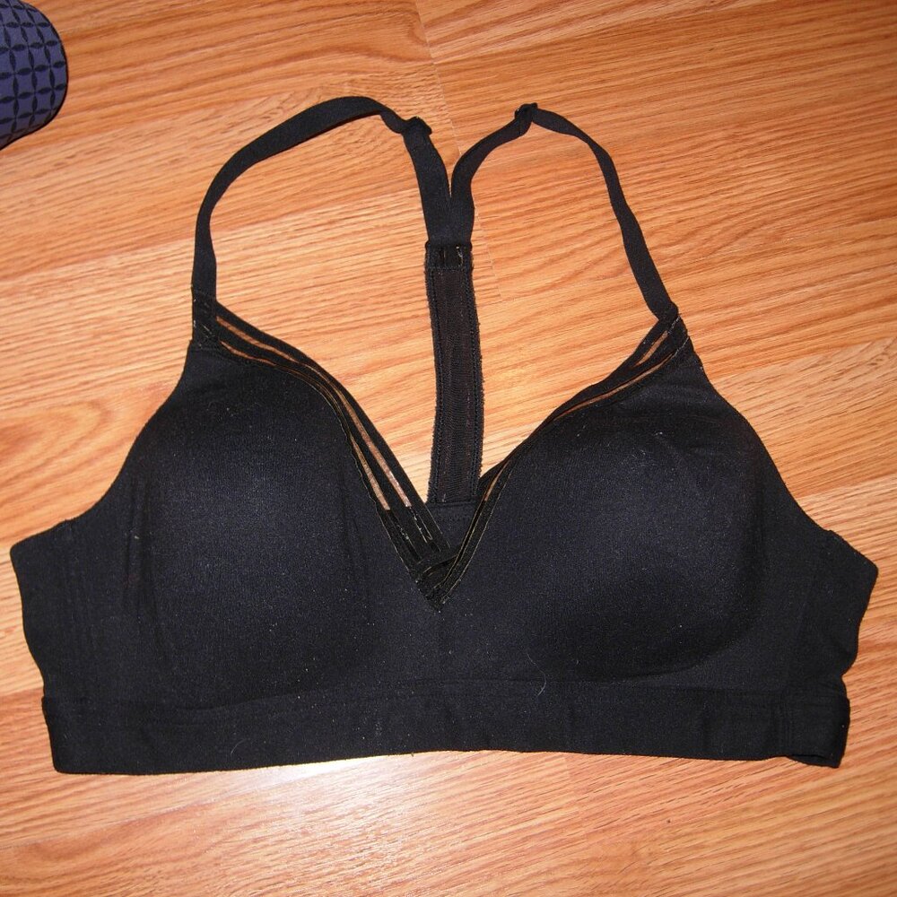 Athleta Black Sports Bra L